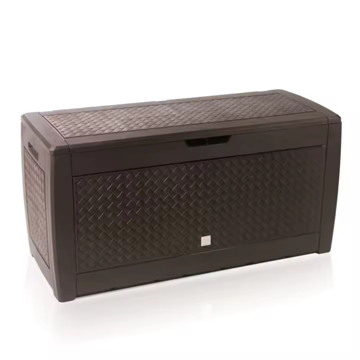 Baul de jardin 310 litros Boxe Matuba en color chocolate 119 x 48 x 60 cm - 1