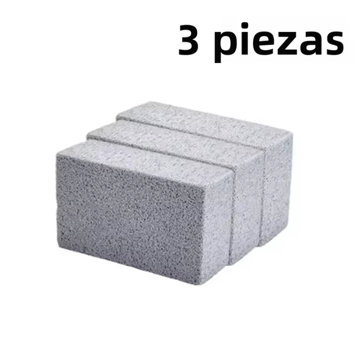 Piedra De Limpieza Para Barbacoa Pequeña Ladrillo Gris Herramienta De Limpieza Para Asador Placa De Asado Tool Antiadherente Ecológico Para Cocina - 1