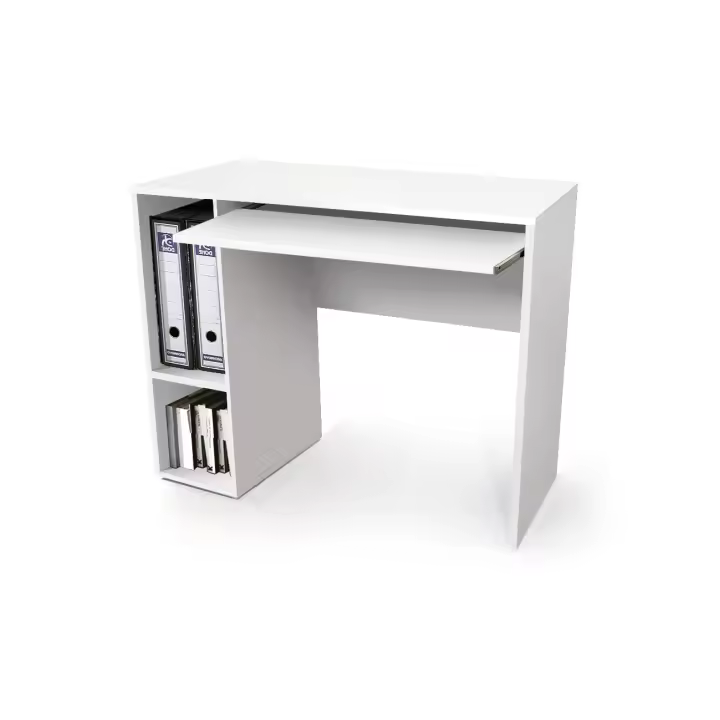 Venprodin - Mesa Escritorio Juvenil 74X90X45Cm - Blanco-Cambrian - Cambrian-Blanco - 1