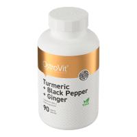 Tumeric + Black Pepper + Ginger 90 caps OstroVit - details 2