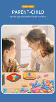 Juego De Rompecabezas Creativo 3D Montessori Para Mesa Tangram Juguetes Educativos De Bloques De Construcción Para Niños Tablero De Juego De Colores Y Formas Regalos Educativos - details 6