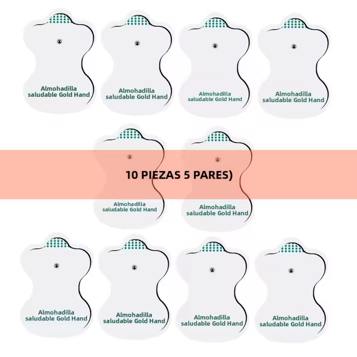 100/10 Parches De Electrodo Para Terapia Física Y Masajeador De Músculo Estimulador Eléctrico Herramientas De Gel De Acupuntura Mejores Parches Para Relajación Corporal - 1