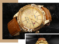 Reloj De Pulsera De Cuarzo NAVIFORCE Militar Deportivo Para Hombres Con Mostrador De Fecha Y Luz Táctil Resistente Al Agua De Cuero Reloj De Moda Casual - details 16
