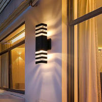 Lámpara De Pared Exterior LED IP65 Impermeable E27 Para Porche Puerta Frontal Jardín Estilo Moderno Soporte Para Bombilla Reemplazable - details 16