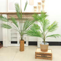 Kahaul Hoja De Palma Artificial Grande 60-125CM Ramo De Árbol Tropical Para Decoración De Hogar Jardín Y Navidad Material Plástico - details 0