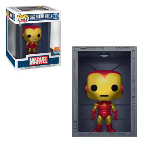 Funko POP Marvel - Hall of Armor Iron Man Model 4 PX Exclusive 1036 Raíz MERCHAN-STORE Figuras Funko Funko - 1