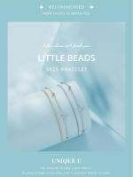Pulsera De Enlaces De Bolas Doble Capa Para Mujer Plata De Ley 925 Ajustable Simplicidad Joyería De Fiesta Regalo De Cumpleaños - details 13
