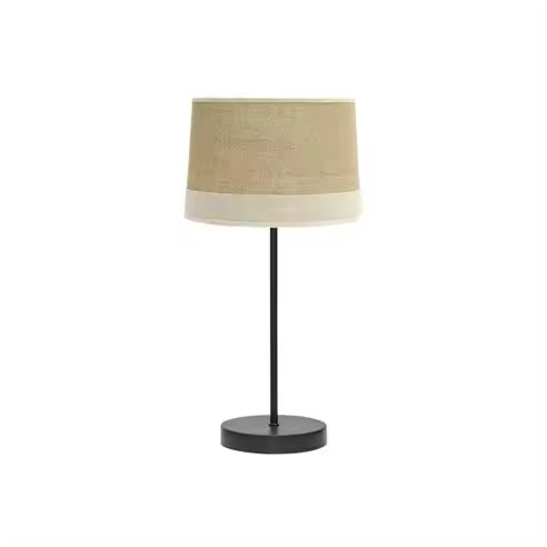 FABRILAMP Lámpara de Mesa Sobremesa Tietar 1xe14 Saco/beige 44x22x22 Cm - Diseño Moderno - 1