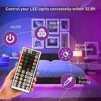 Tiras LED RGB Con Control Remoto Y APP Para Decoración De Habitaciones Y TV Modo 5050 Luz Cambiante Por 24 Teclas Bluetooth MD5050 - details 3