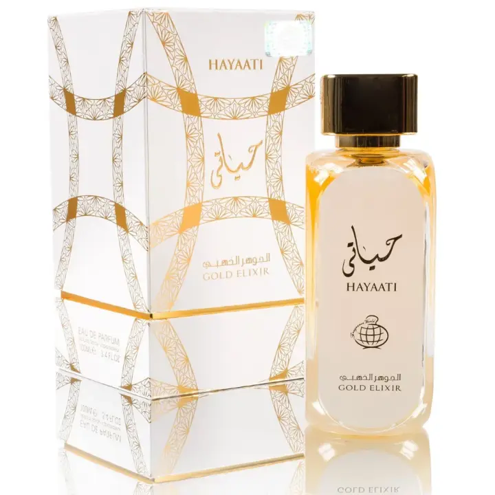 Perfume Hayati Gold 100ML – Lattafa para Mujer Eau De Parfum - Fragancia exquisita y duradera de alta calidad - 1