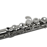 FLUTE TRANVERSAL PROFESSIONAL SLADE 16 TONO C CON CLAVES CERRADAS Y ABERTAS INSTRUMENTO MUSICAL DE CONCIERTO CON Caja Paño De Limpieza Y Guantes - details 6