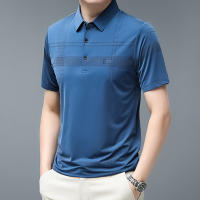 Polera Polo Para Hombre Casual Negocios Corta Resistente Al Arrugas Y Liso Cómoda Transpirable Verano Estilo Clásico Color Sólido - details 12