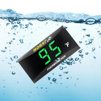 Medidor De Temperatura De Agua Para Motocicleta Universal Digital Estilo Delgado En Fahrenheit Adecuado Para NMAX XMAX Color Azul Rojo Verde - details 2
