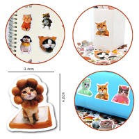 Pegatinas De Gato Divertido Y Bonito 10/50/100pcs Para Scrapbooking Teléfonos Móviles Portátiles Equipaje Patines Decorativas Impermeables - details 2