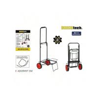 STARLEY-Carro multiuso 25-40kg bricotech Carro de compras plegable Carro de equipaje Carretilla de dos ruedas Remolque plano Remolque plegable Tubo de acero de dos ruedas.31X33cm 42x39x97cm - details 2
