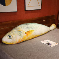 Nueva Simulación Gran Juguetes De Pescado Amarillo Almohada Suave De Peluche Realista Cojín De Descanso Decorativo Regalo - details 9