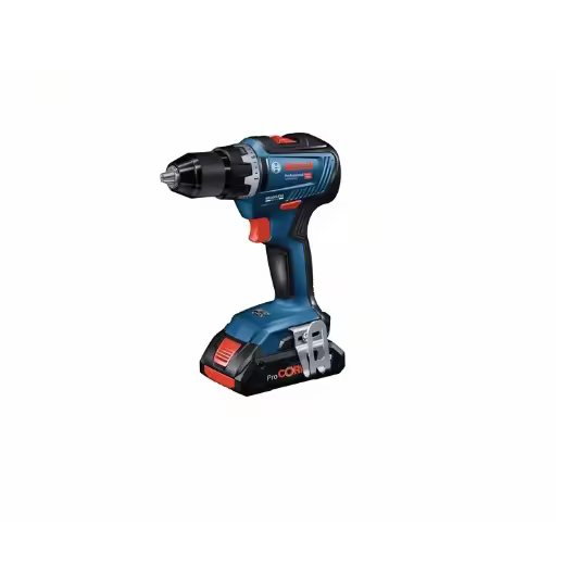 Bosch GSR 18V-55 Professional 1800 RPM Sin llave 1 kg Negro, Azul - 1