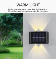 Lámpara De Pared Solar LED 4 Exterior Impermeable Para Iluminación De Jardín Y Decoración De Valla Luz Solar Para Exterior - details 4