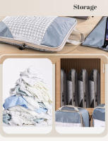 Set De 4 Bolsas De Viaje Portátiles Empaque Comprimido Impermeables De Nylon Para Ropa Y Zapatos Caja De Empaque De Viaje - details 6