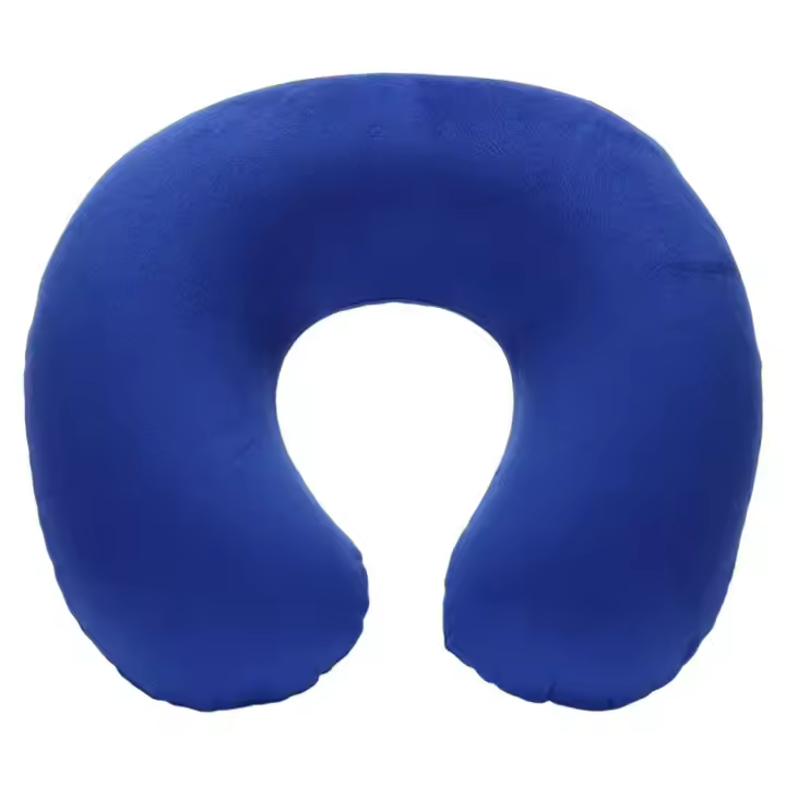 Almohada De Cuello U Inflable De Espuma De Memoria Para Alivio De Fatiga Ideal Para Viajes Y Descanso Cabeza Soporte Cómodo Almohadón - 1