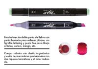 Alex Bog Rotuladores Profesionales Artist Pastel - Caligrafía - Dibujo - Doble Punta - 30 Unidades - details 1