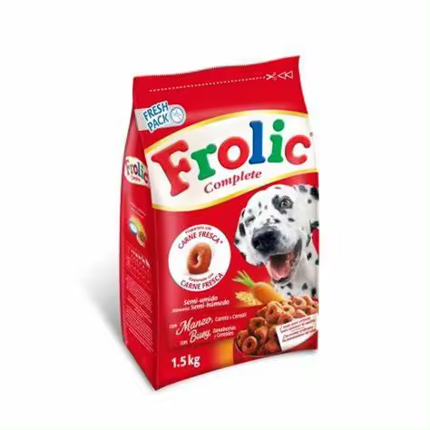 FROLIC PERRO ADULTO CON BUEY 5 UNIDADES DE 1,5kg - 1