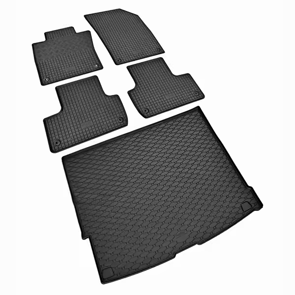 Alfombra de maletero y alfombrillas de goma conjunto para VOLVO XC60 II desde 2017- - 1