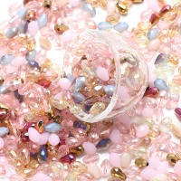 Lote De 30 Piezas De Pendantes De Cristal Lloro 8x12mm Colores Mixtos Para Creación De Joyas DIY Accesorios De Vidrio En Forma De Perla - details 6