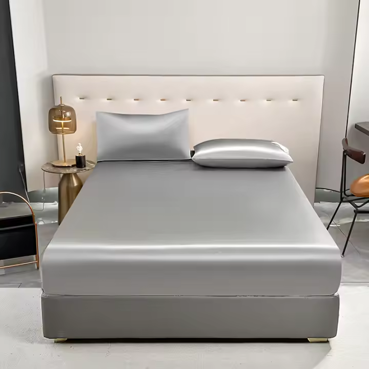 Sábana Adaptadora Impermeable Con Banda Elástica Para Cama Negro Oro Blanco Antideslizante Ajustable Cubierta De Matraces (No Incluye Almohada) - 1