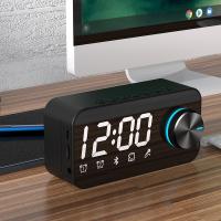 Reloj Despertador with Alarma digital, altavoz Bluetooth, Pantalla LED de Hora y Alarma y Espejo de escretorio, Reloj despertador para estudiantes with Tarjeta para el hogar, altavoz para computadora - details 5