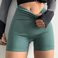 Shorts Deportivos De Cintura Alta Para Mujer Shaping Y Contracción Abdominal Ropa De Gimnasio Yoga Ciclismo Leggings De Fitness - details 0