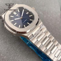 Reloj Automático Tandorio Cuadrado 40mm Para Hombre Acero Inoxidable NH35 Multicolor Dial Cristal De Zafiro Fecha Luminoso Mecánico De Pulsera - details 42