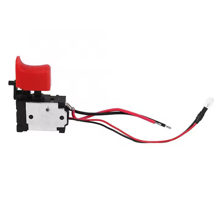 Black Adjustable /CCW Electric Drill Trigger Switch 7.2V-24V DC Switch - 1