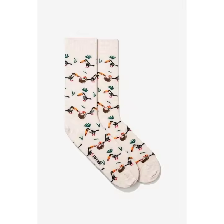 Calcetines Johnny Beige Estampados de Tiffosi - 1
