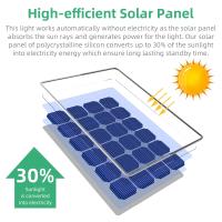Luces Solares LED 92 Para Exterior IP67 Impermeables 2 En 1 Para Jardín Patio Puerta Moderno Estilo Iluminación Solar Autónoma - details 2