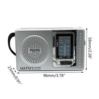 AM/FM radio portátil Reproductor de radio de 2 bandas con Antena telescópica Altilo incorporado Gift para Padres Mayores - details 0