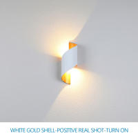 Lámpara De Pared LED IP65 Impermeable Para Exteriores Luz Moderna De Diseño Espiral Nórdica Para Interiores Lámpara De Decoración Para El Hogar 10W - details 7