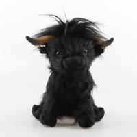 Muñeco De Peluche De 25cm De Vaca Highland Simulación Juguete Suave Para Niños Regalo Decoración De Habitación Regalo Para Bebés - details 15