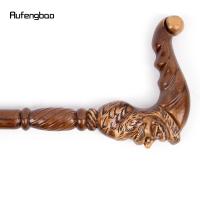 Bastón De Madera Marrón De Santa Claus Para Cosplay Y Fiestas De Halloween Bastón De Moda Con Punta De Goma 96cm - details 9