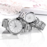 Reloj De Pareja Para Hombres Y Mujeres Reloj De Moda De Acero Inoxidable Reloj Analógico De Negocios Reloj De Cuarzo Sin Caja - details 1