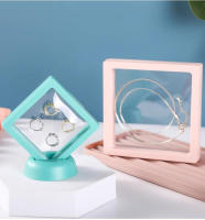 Organizador De Joyas Transparente Pack De 10 Casas De Plástico PE Para Almacenamiento Antioxidante Estuche De Exhibición Flotante 3D - details 1