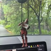 Colgante De Coche Creativo Anime Deadpool Accesorios Para Interiores De Coche Colgante Para Espejo Retrovisor Partes De Dibujos Animados - details 1