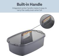 Caddy De Limpieza Con Manija Organizador De Suministros De Limpieza Portátil En Plástico Para Ducha Baño Cocina - details 1