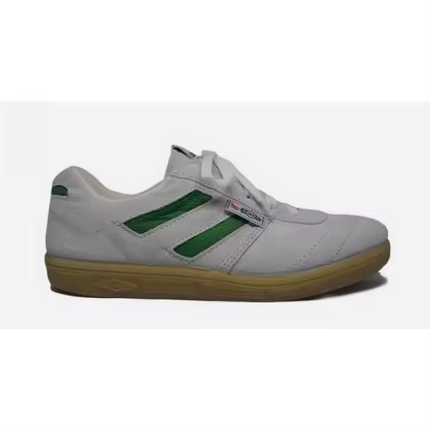 Deportiva 806 blanco verde suela goma Segarra - 1