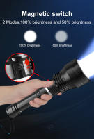 Lampara De Buceo Profesional 1000M Nueva 3*XHP 360 LED Luz Submarina Super Brillante Scuba Flashlight Antigolpes Recargable - details 4