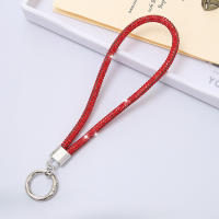 Lanyard De Lujo Para Móvil Con Diamantes Llavero De Cadena De Equipaje Colgante DIY Antipérdida Para Adultos Material De Poliéster - details 5