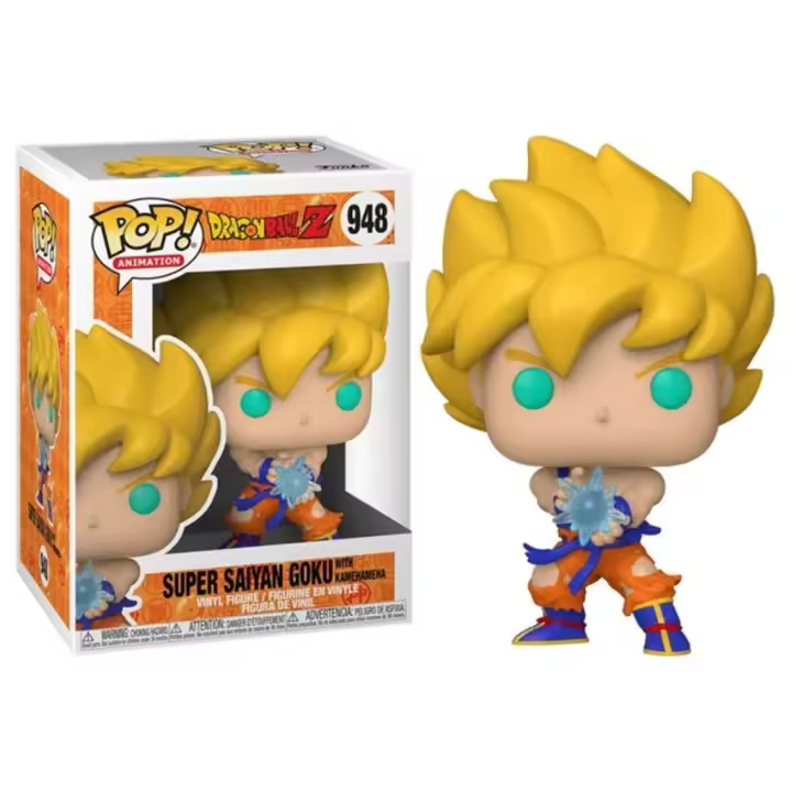 Funko Pop! Animation: DBZ S9- SS Goku With Kamehameha Wave - Dragon Ball Z - Figura de Vinilo Coleccionable - Idea de Regalo- Mercancia Oficial - Juguetes para Niños y Adultos - Anime Fans - MR POPYE - 1
