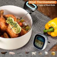 Termómetro De Cocina Digital Táctil Para Carne Y Barbacoa Medidor De Temperatura De Alimentos Herramienta De Cocción Timer Para Steaks 1PC - details 3