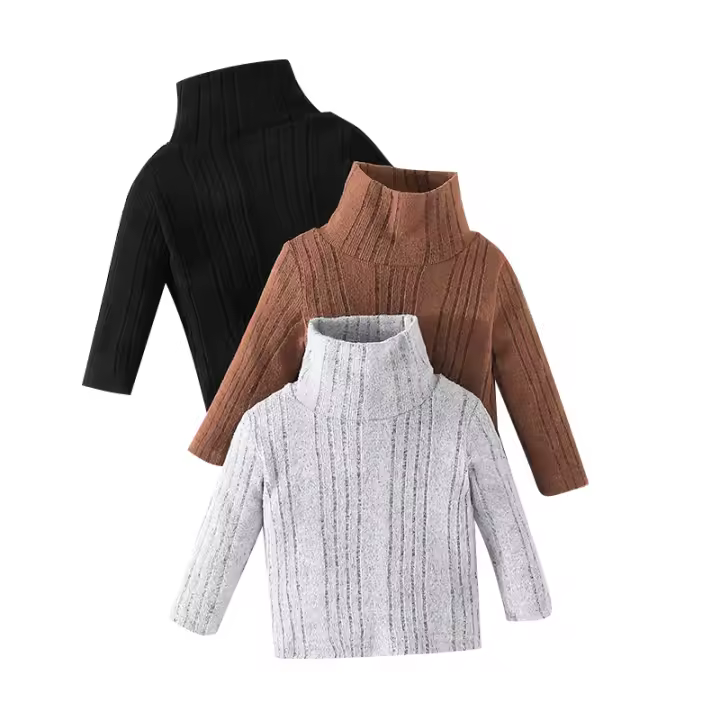 Conjunto De 3 Piezas Ootd Terno Para Bebé Recién Nacido Unisex Chico Y Niña Suéter Largo Manga Cálido Invierno Top Fashion 3-24 Meses - 1