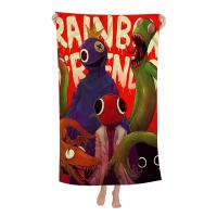 Toalla De Playa Animada Amigos Arcoíris Blanca Absorbente Y Suave Para Niños Regalo Ideal Para Viajes Camping Gimnasio Tamaño 30x60 Cm - details 6
